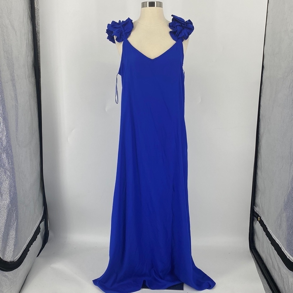 LAST CHANCE🧾V Camuto Maxi Ruffle Sleeveless Summer Dress; NWT; Buy 2 @ $50 Sale!